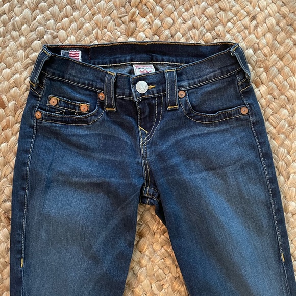 True Religion Casey Skinny Jeans Size 26W x 29.5L - Picture 3 of 14